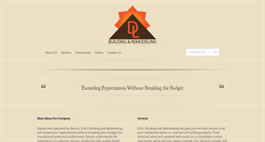Desktop Screenshot of dlbuildingandremodeling.com