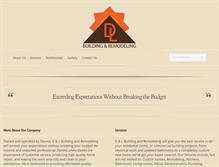 Tablet Screenshot of dlbuildingandremodeling.com